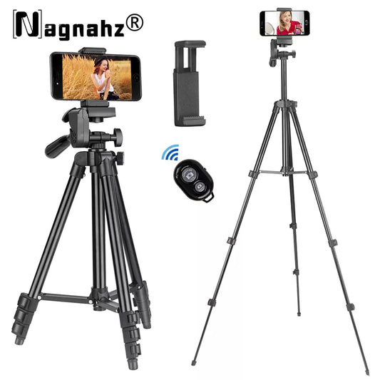 Tripod for Phone 100cm Universal Phone Video Tripod Stand with Bluetooth Selfie Remote Video Recording  Photography Stand