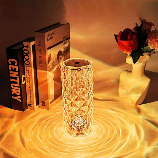 My Led Touch Crystal Lampᵀᴹ - Led Rose Crystal Lamp 16 Colors Romantic Atmosphere - Kubafasho
