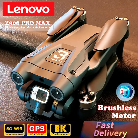 New Arrival Lenovo Z908Pro Pro Max Drone 8K Profesional HD Camera Brushless Obstacle Avoidance Aerial Optical Foldable Quadcopter